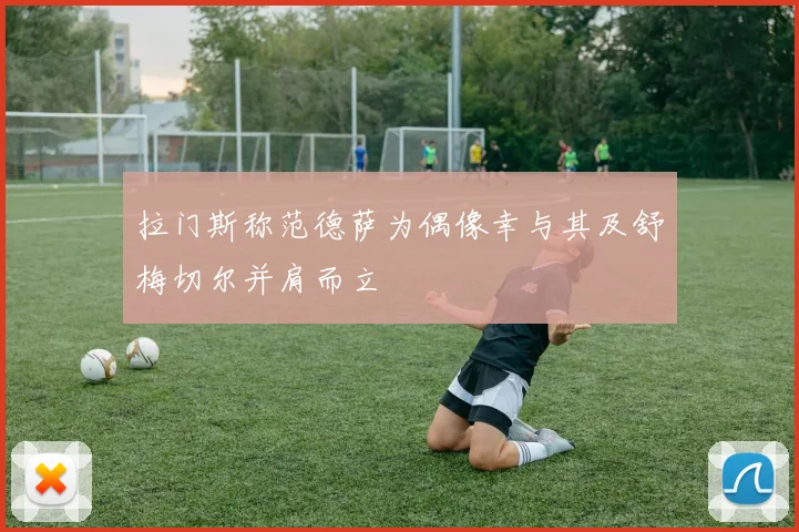 拉门斯称范德萨为偶像幸与其及舒梅切尔并肩而立